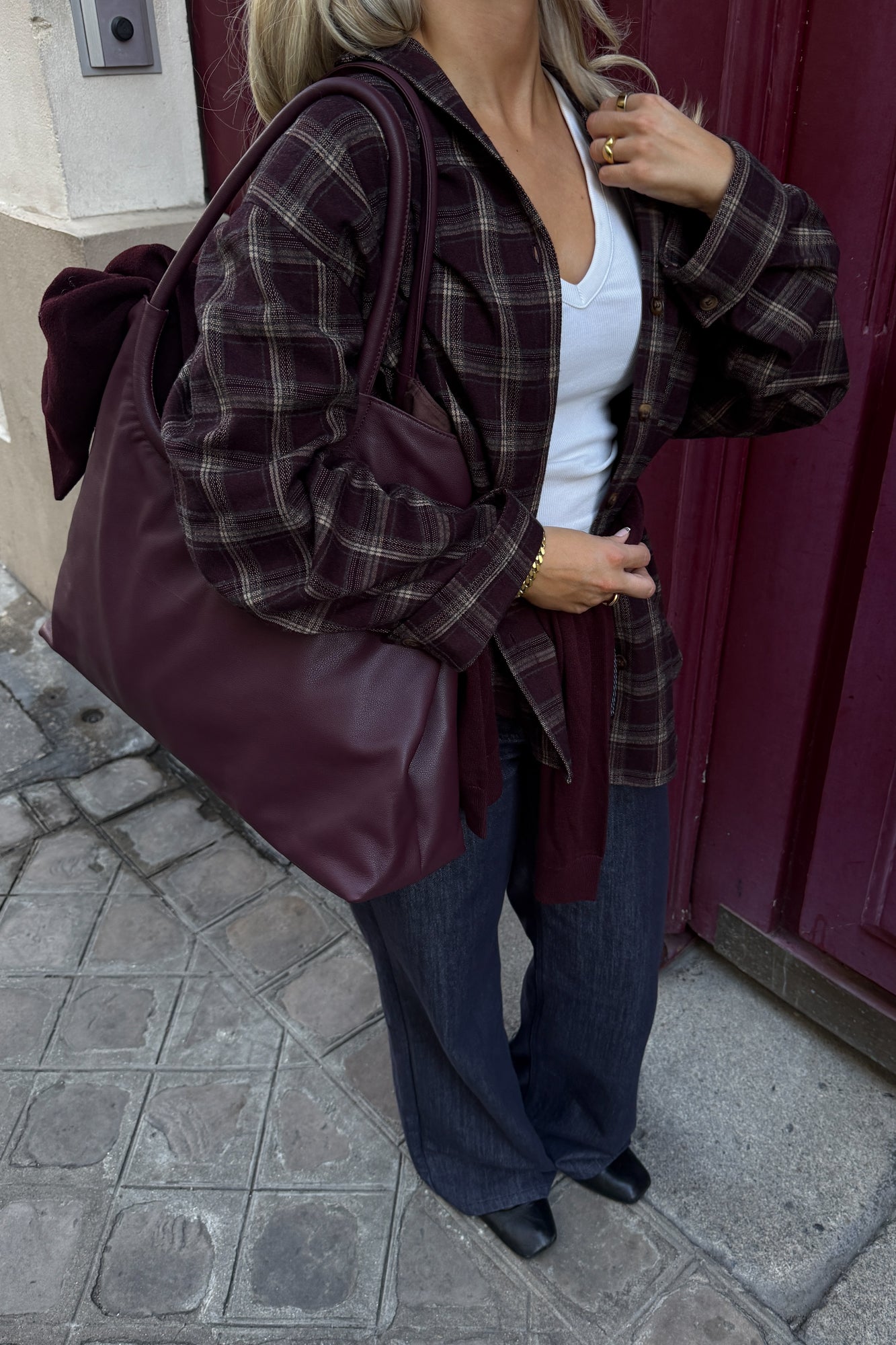 Shop the look: N-Marlon Shirt Dafnee Brown Check