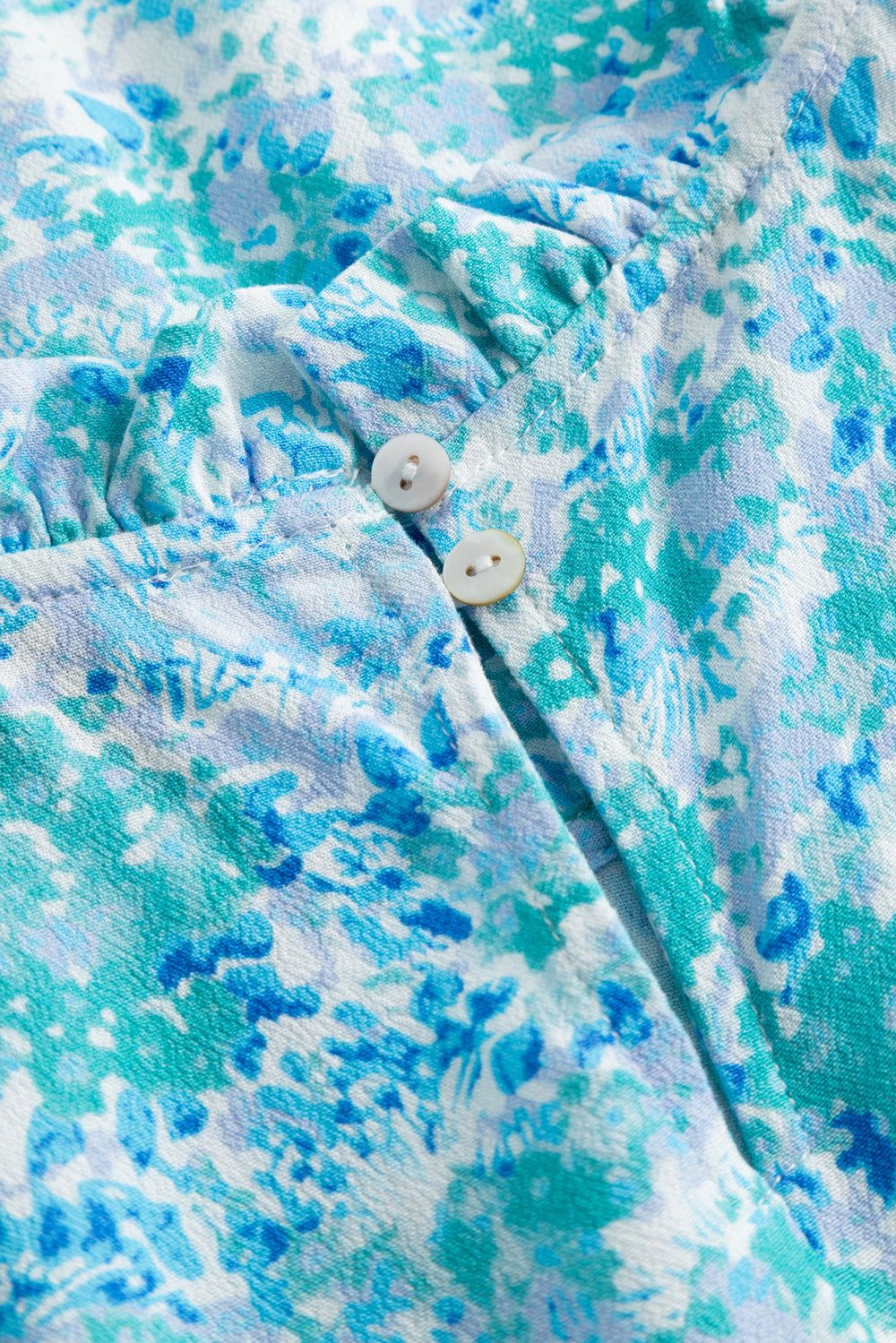 Ruth Dress Cindy Blue Print