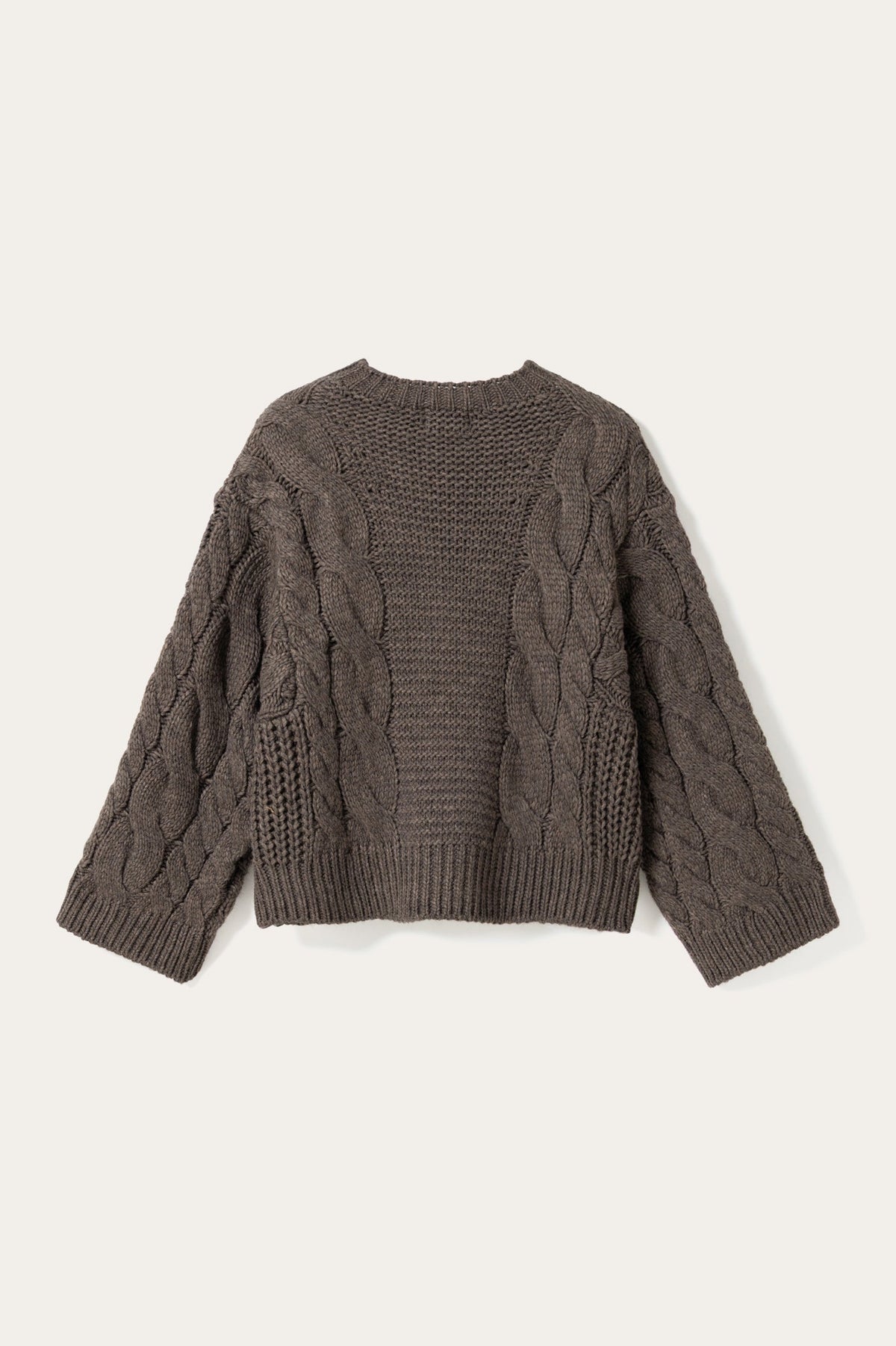 N-Lisbeth C Knit Ash Brown