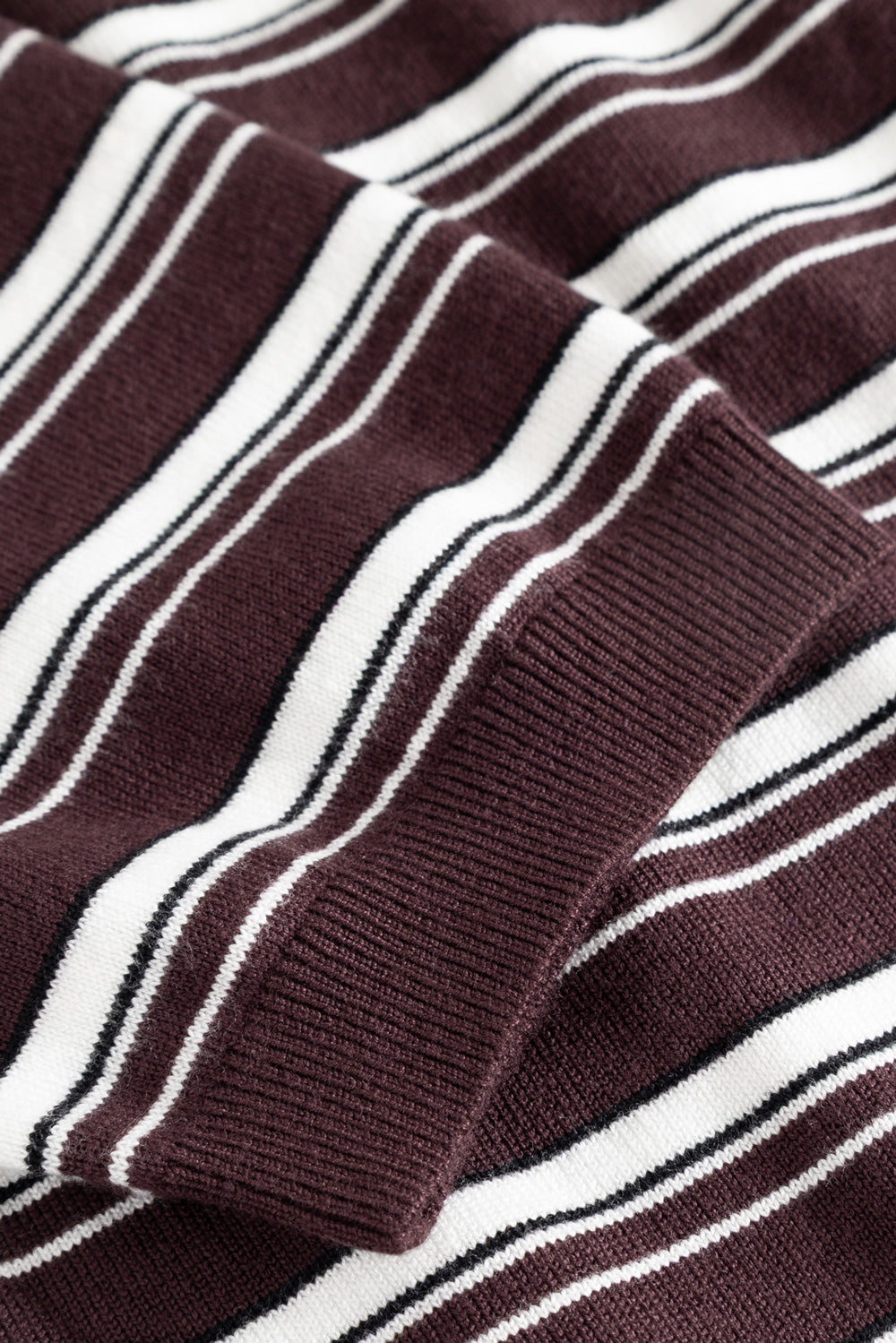 N-Muna Knit Dannia Chocolate White Stripe