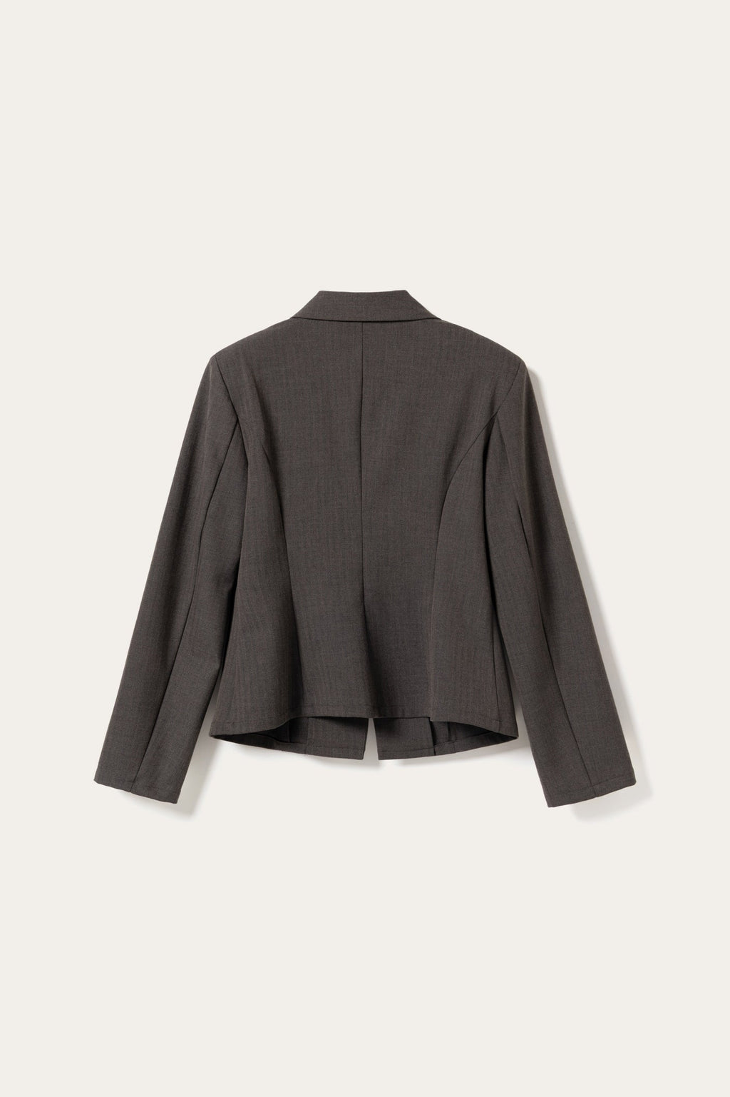N-Maelle Shirt Brown Herringbone