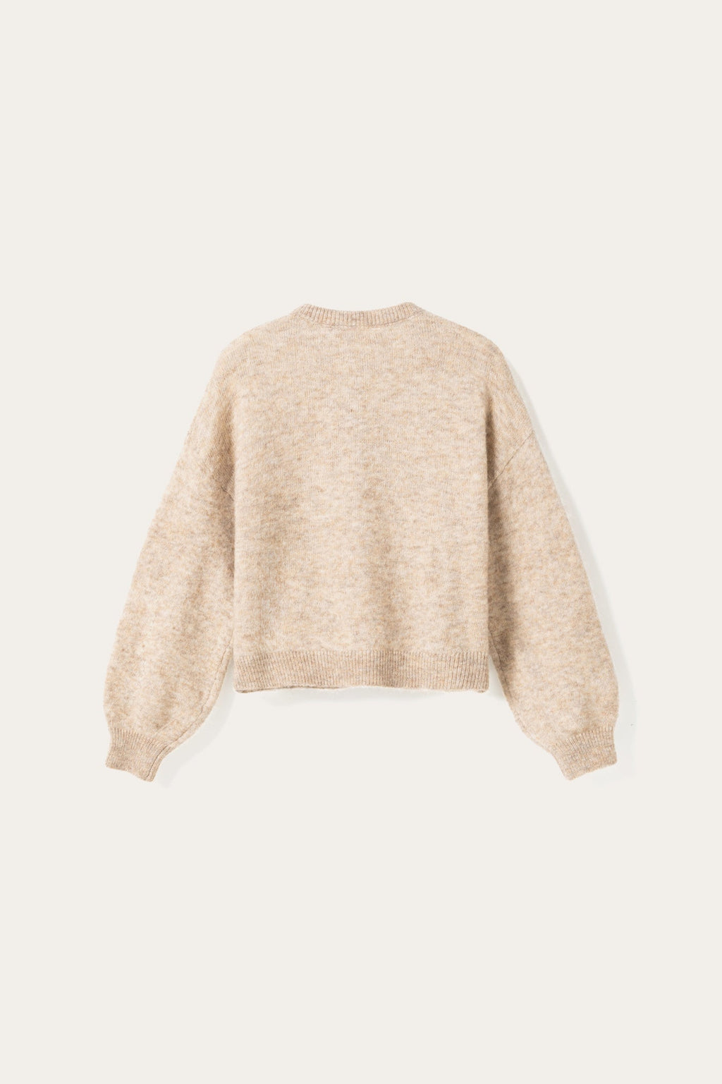 N-Mansa Knit Cardigan Oatmeal Melange