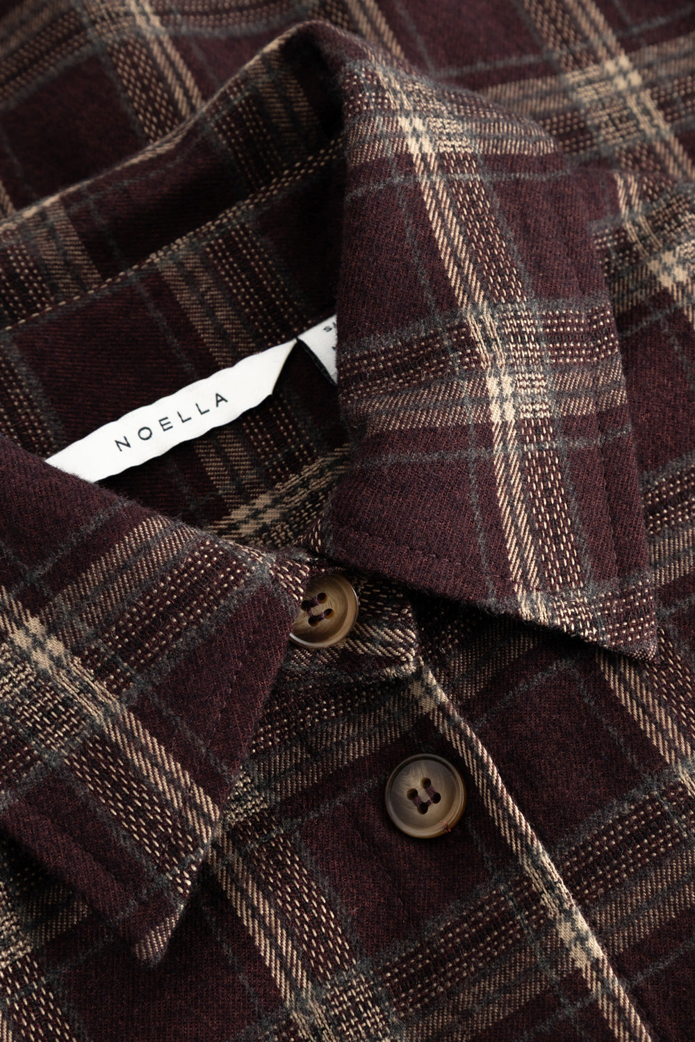 N-Marlon Shirt Dafnee Brown Check