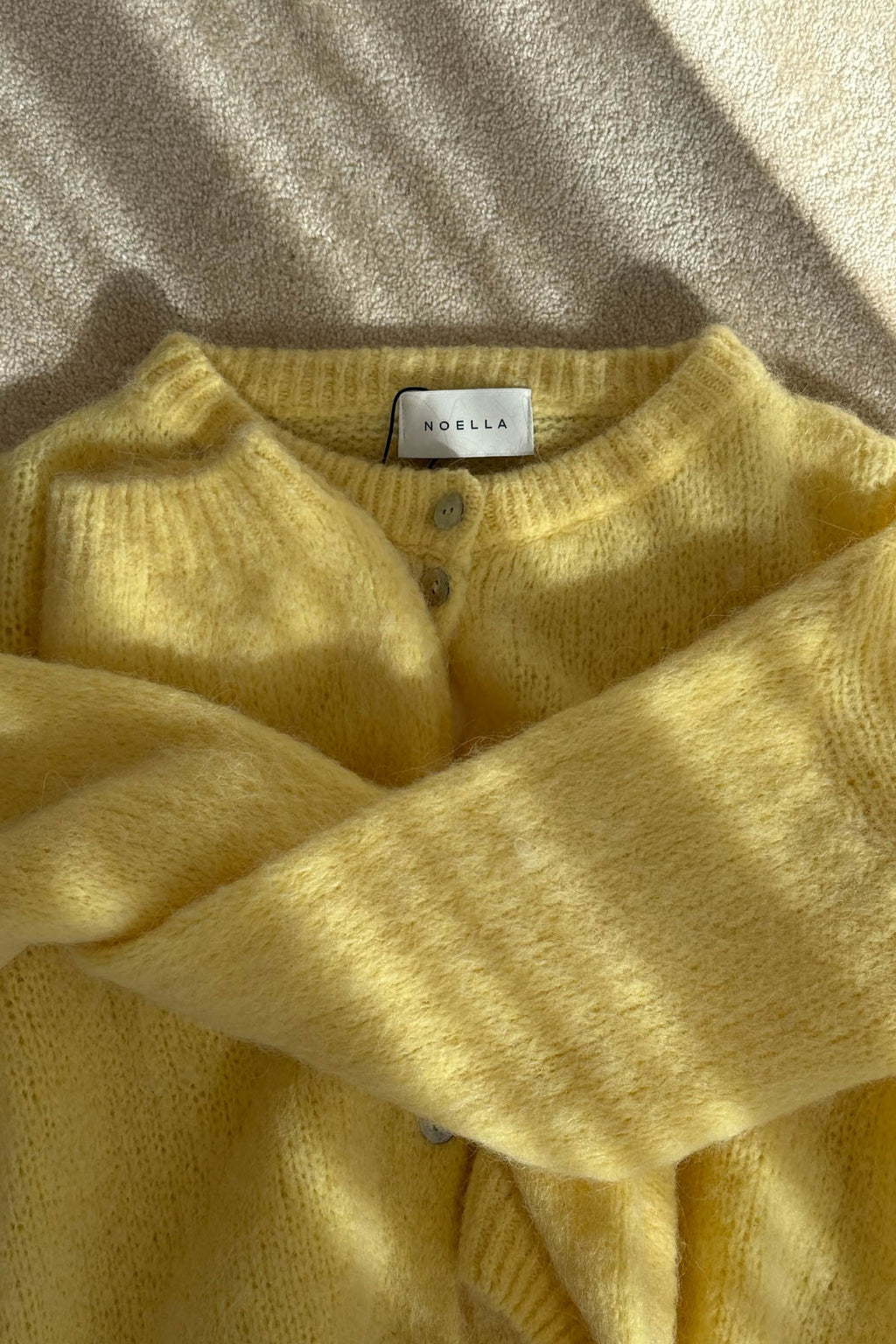 N-Kae Knit Cardigan Butter Yellow