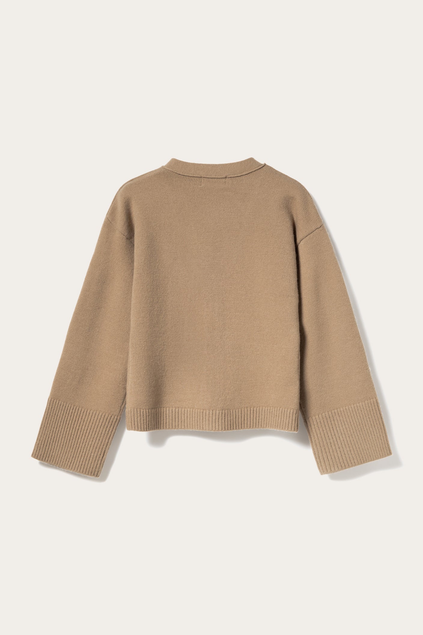 Lenyx Knit Cardigan Timber Brown Melange