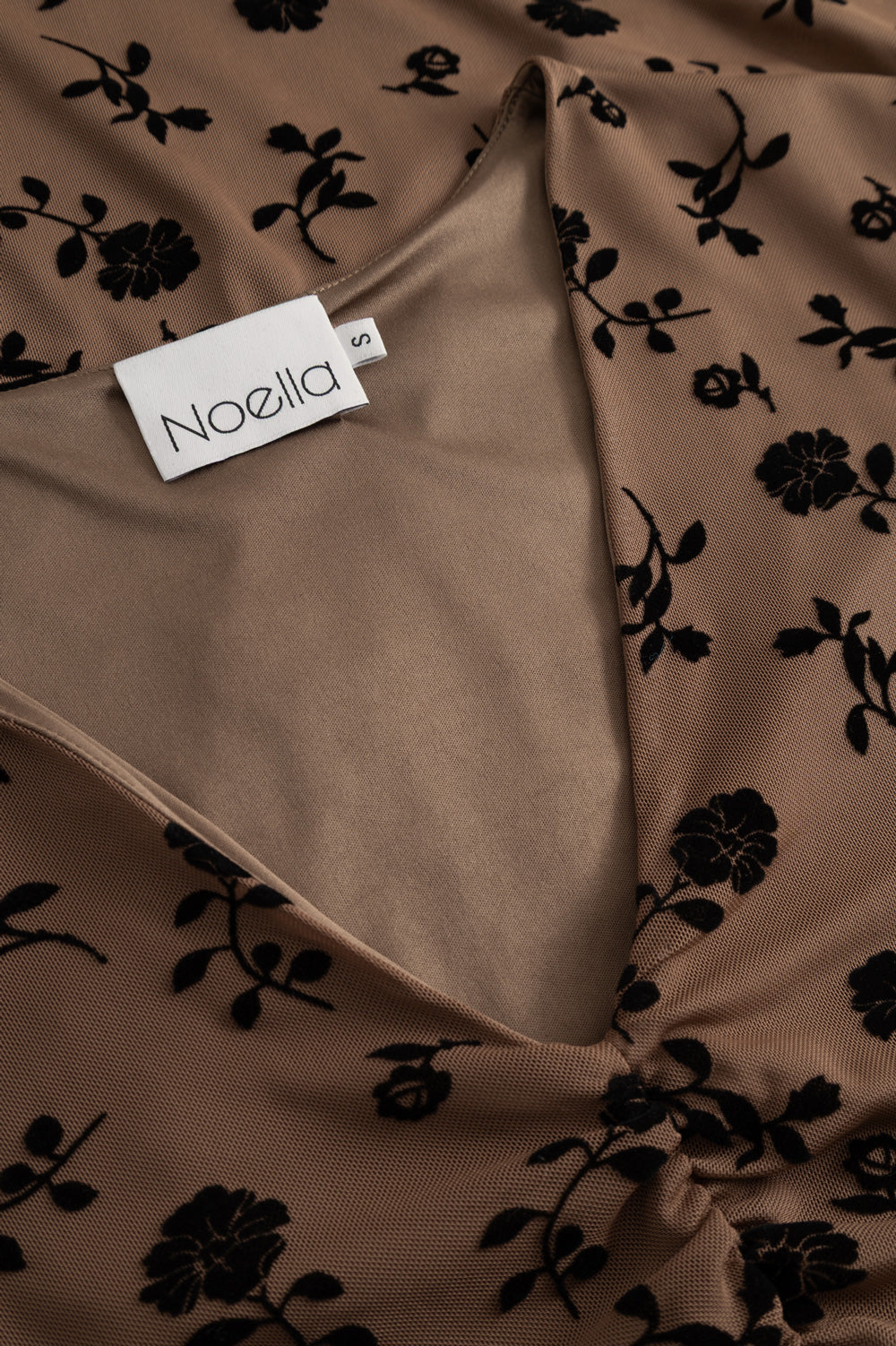 Kameyella Dress Clarity Morel Print