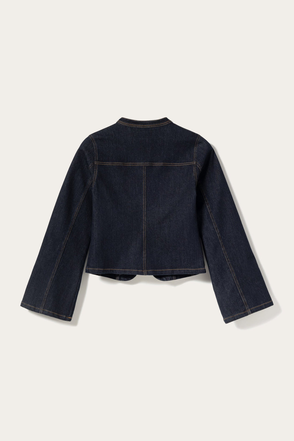 N-Mazie Jacket Blue Unwashed