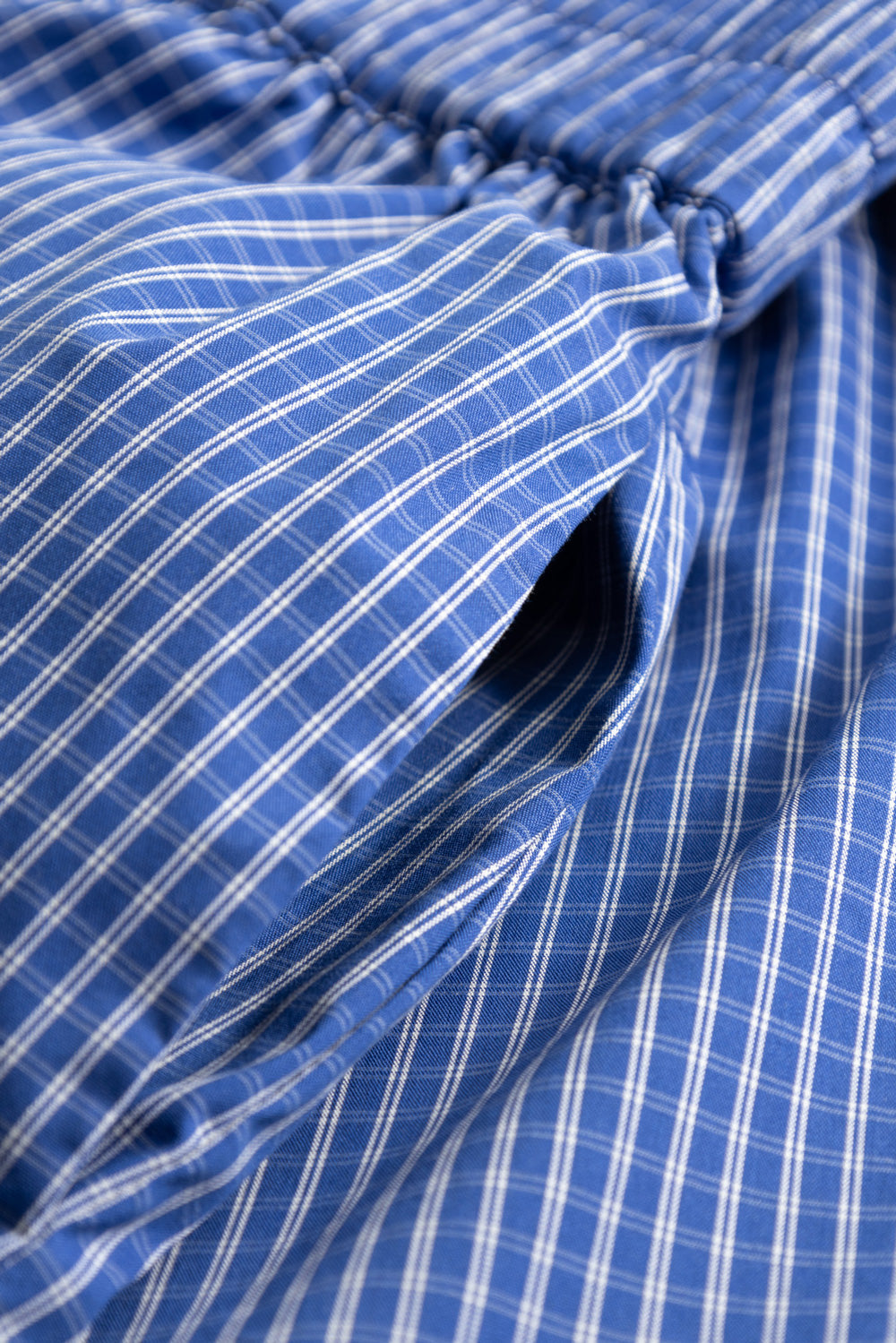 N-Marian MW Shorts Davy Blue Check