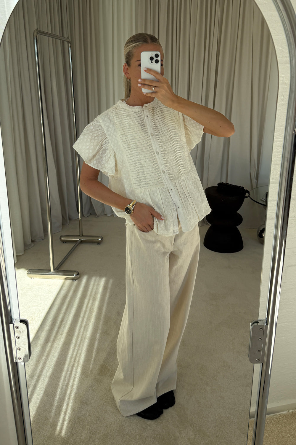 N-Loulou Blouse White