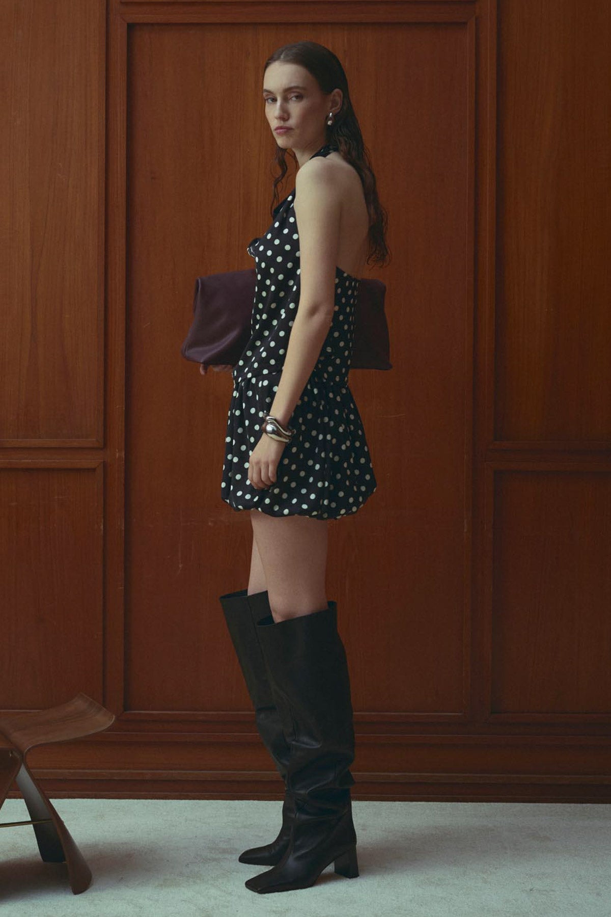 N-Mili Skirt Debbee Black Print