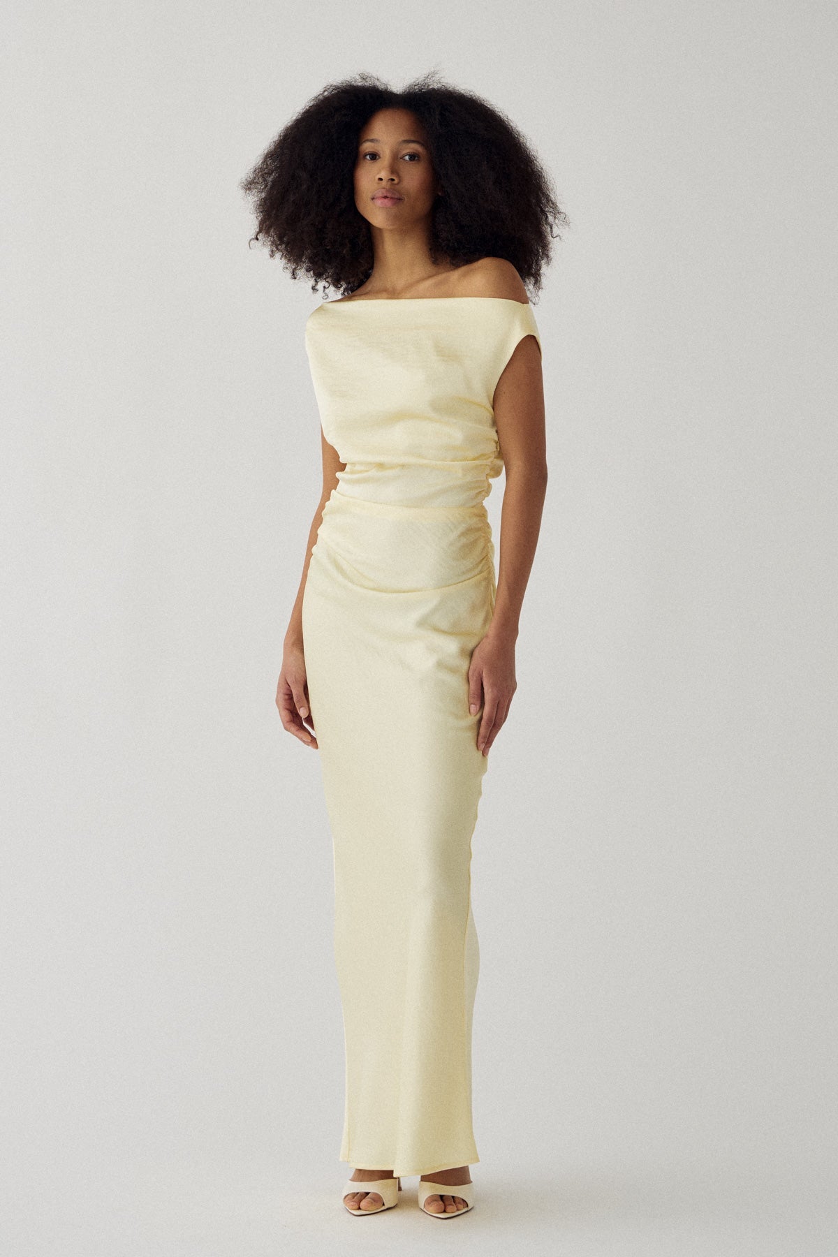 N-Mignonette Dress Pale Yellow