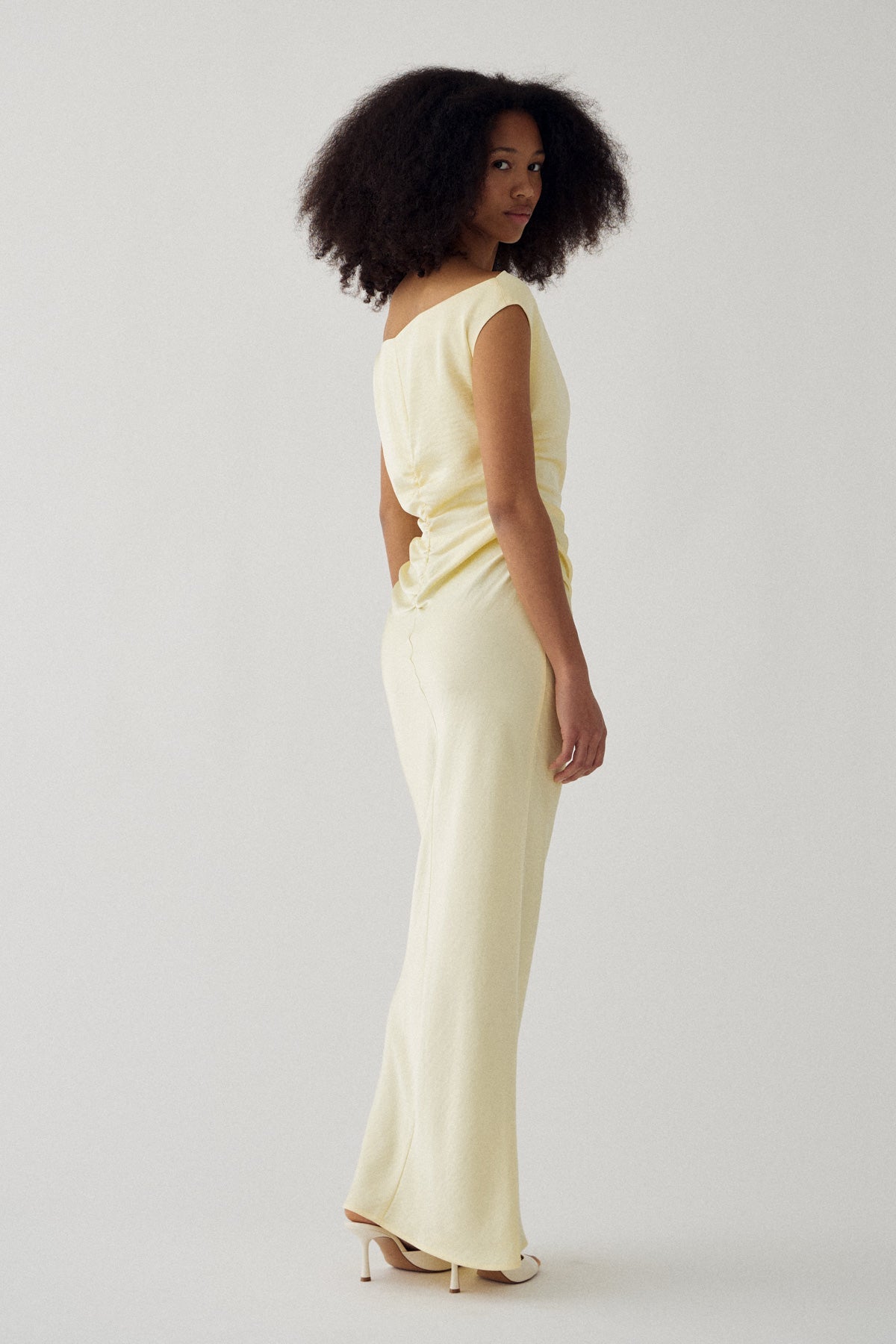 N-Mignonette Dress Pale Yellow