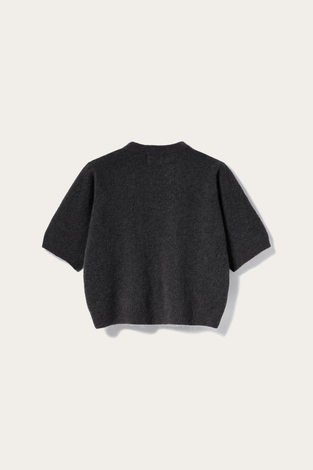 Kae SS Knit Cardigan Dark Grey