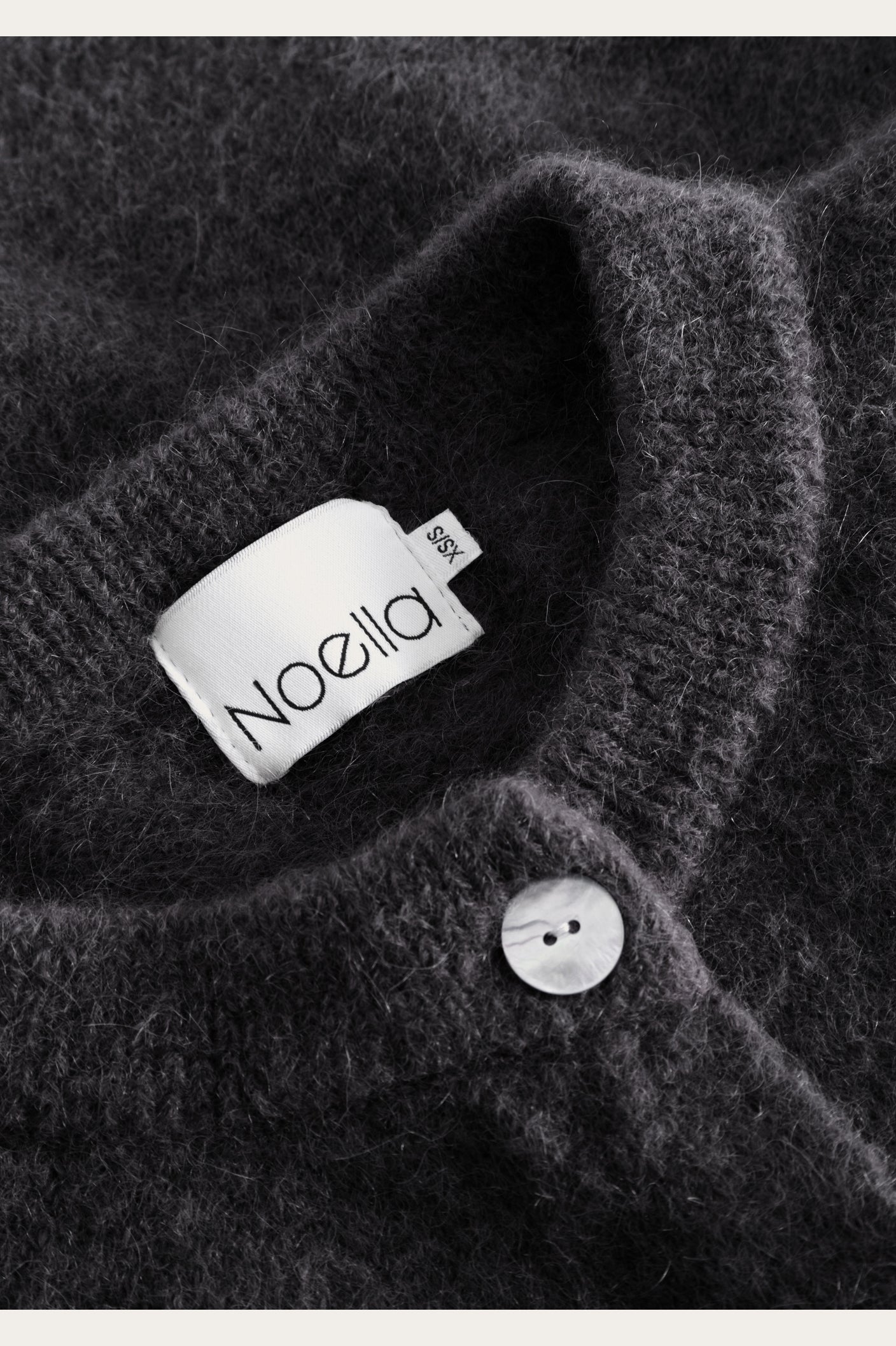 Kae SS Knit Cardigan Dark Grey