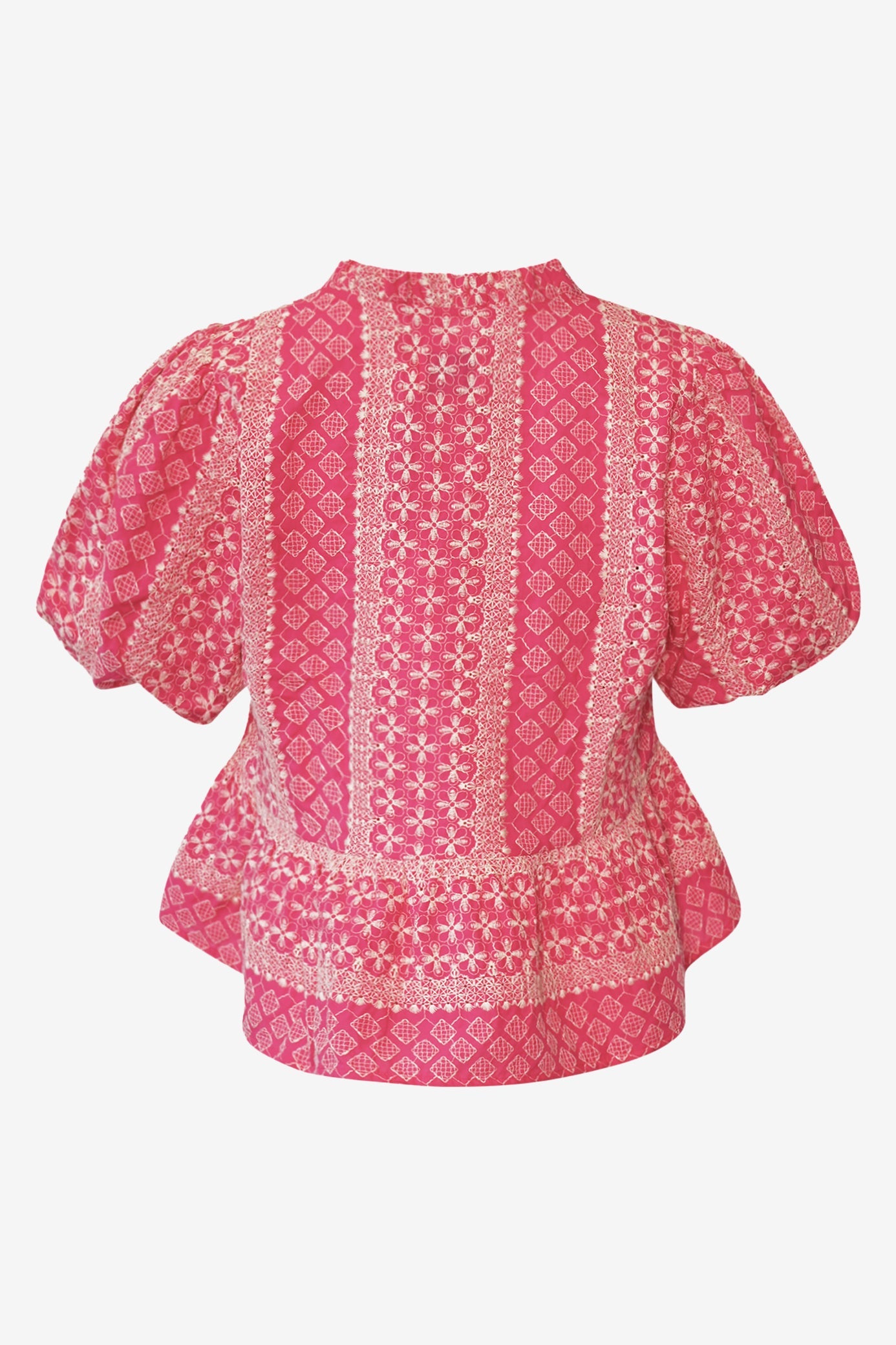 Lorraine Blouse Pink Sugar Combo