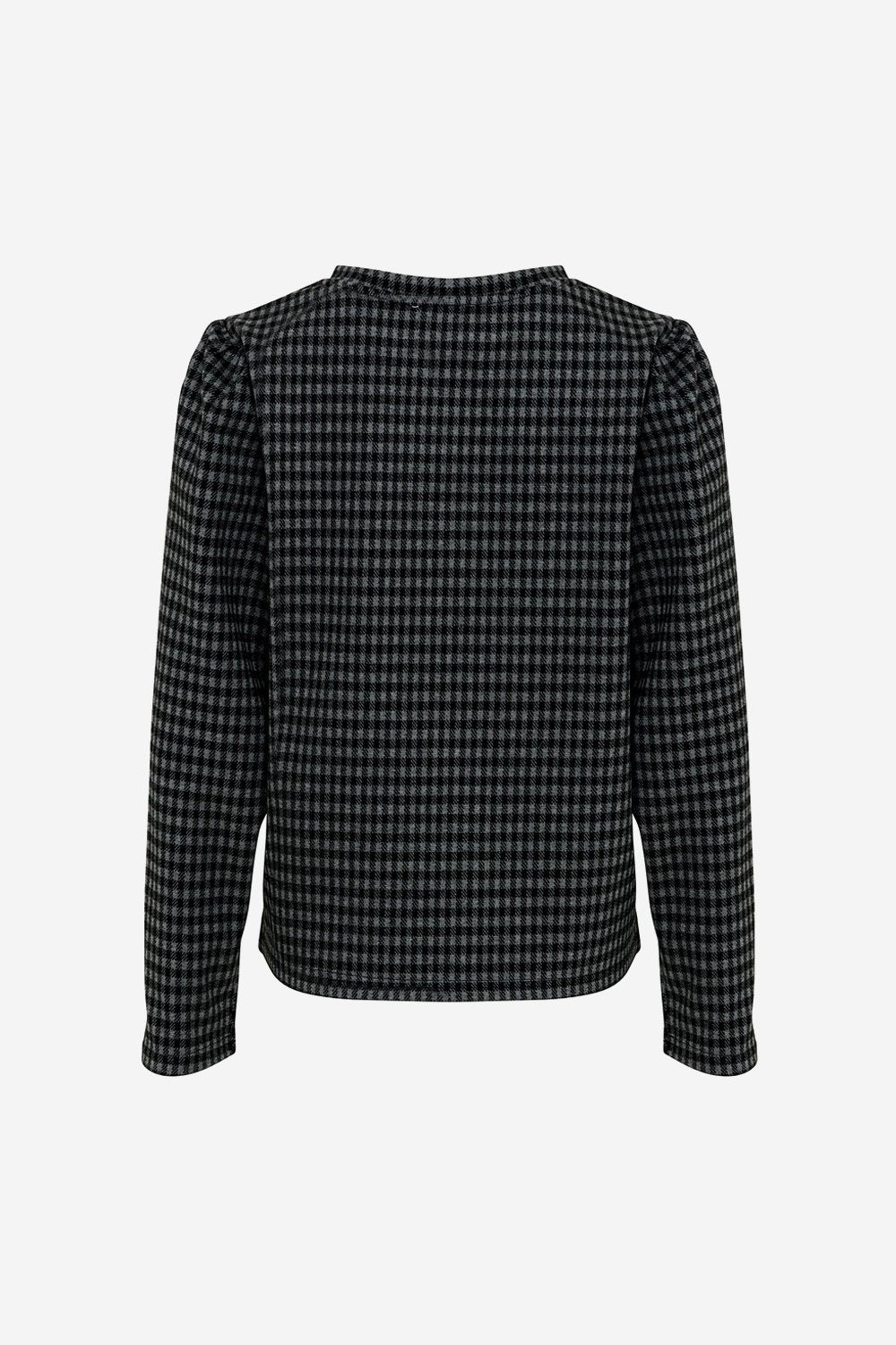 Flow Sweatshirt Rayon Darkgrey Checks